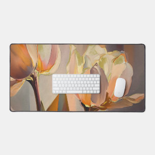 Fleur discrète – Tulipes abstraites en or doux
