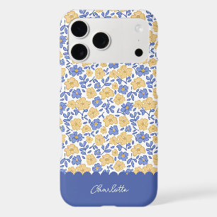 Fleur Ditsy Prépa Coquette Féminin Jaune Bleu