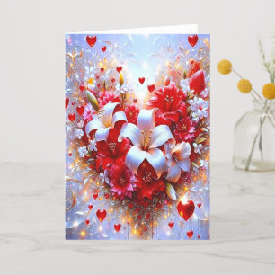 Fleur du Cœur Thank You Card