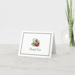 Fleur et fraise, Merci