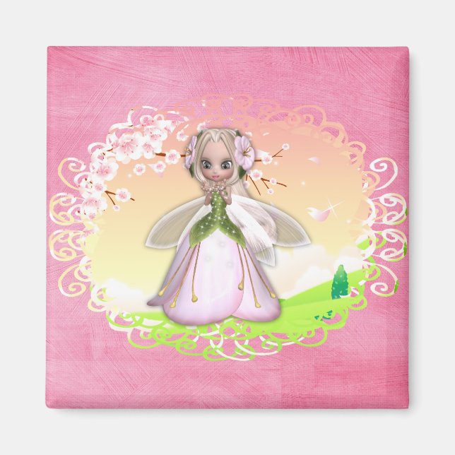 Fleur Fairy Design 1b Magnet (Devant)