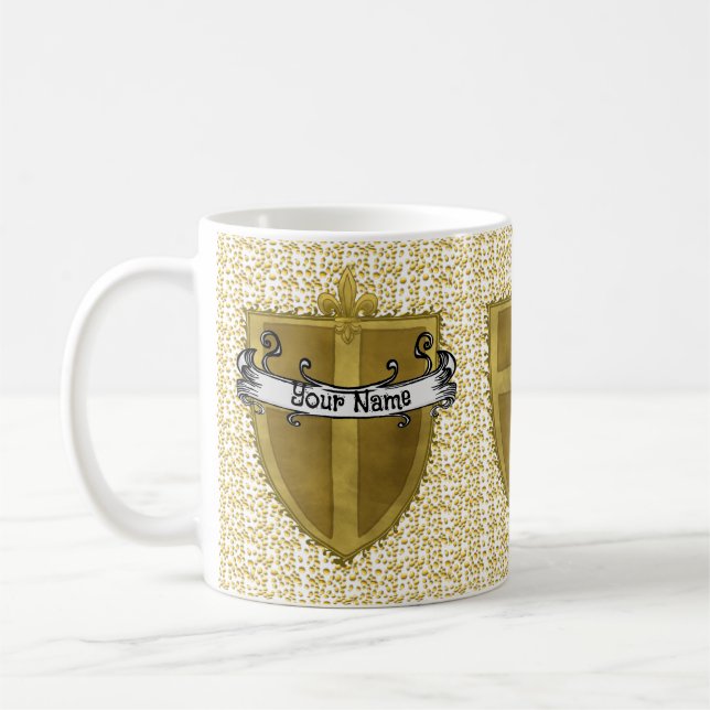 Fleur Family Crest Surnom mug (Gauche)