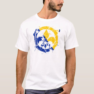 Fleur Flag 2 Distressing T-Shirt