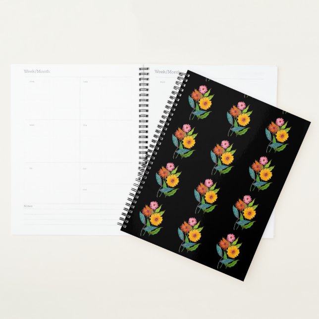 Fleur Fleur sauvage artistique Zinnia (Devant avec enveloppe)