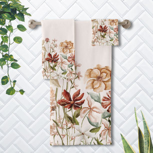 Fleur Florale Vintage Aquarelle Personnalisée