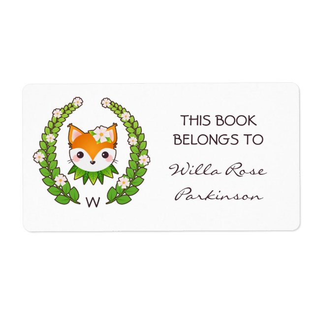 Fleur Fox Ce Livre Appartient À (Devant)