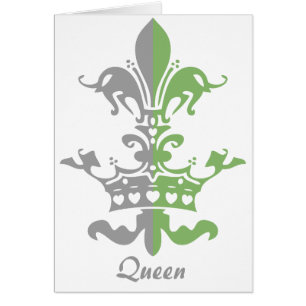 Fleur Heart Crown - Green