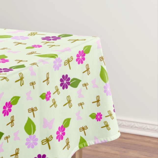 Fleur Jardin Dragonfly Nappe Décor Vaisselle (In Situ)