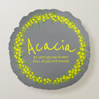 Fleur jaune Acacia nom signifiant coussin