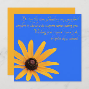 Fleur Jaune Bleu Inspiration Obtenir Bonne Carte