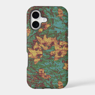 Fleur jaune contre le motif 2 de camouflage de