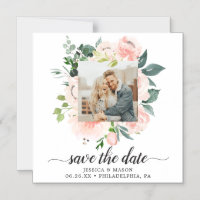 Fleur Jolie Floral Wedding Save The Date Magnets