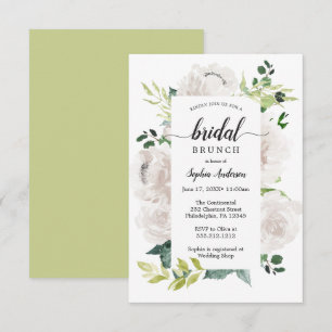 Fleur Jolie Pretty Floral Bridal Shower Invites