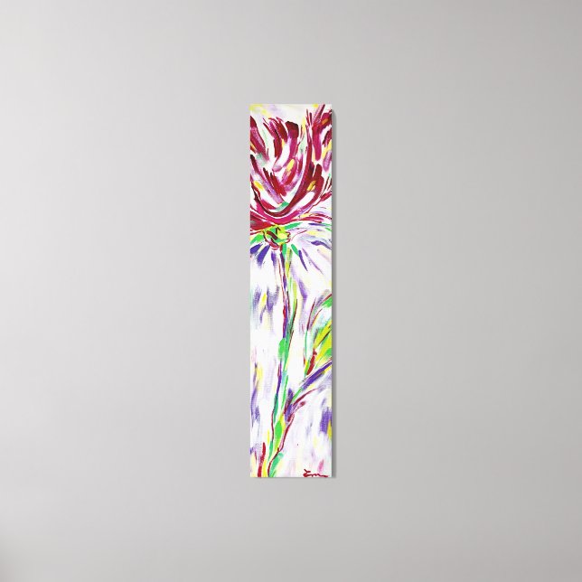 Fleur montante canvas print (Front)