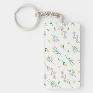 Fleur Motif printemps floral acrylique
