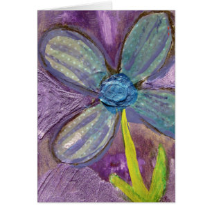 Fleur multimédia mixte