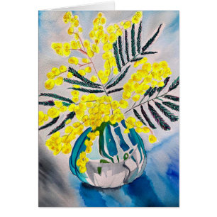 Fleur native australienne de Wattle jaune