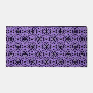 Fleur noire violette Motif sans couture