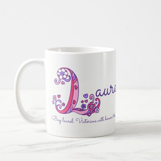 Fleur nommée L tasse de coeur de signification de (Gauche)