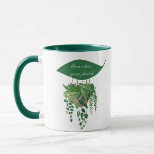 fleur où vous avez planté Mug