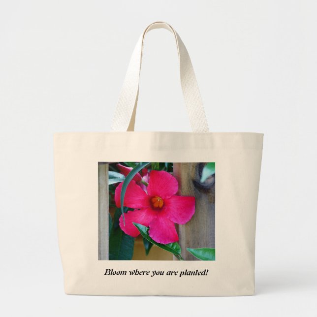 Fleur où vous êtes plantés ! Sac fourre-tout (Devant)