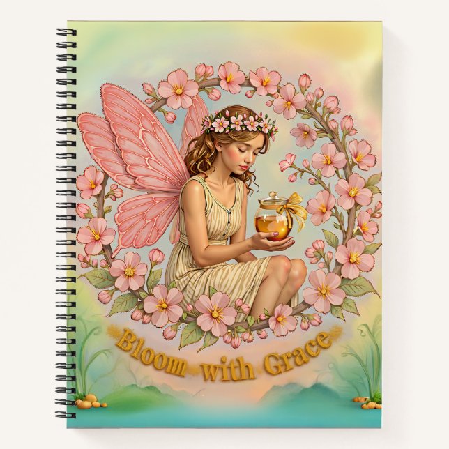 Fleur paisible avec Carnet de grâce (Devant)