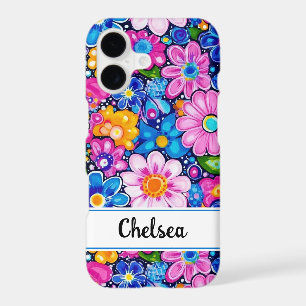 Fleur personnalisée rétro groovy