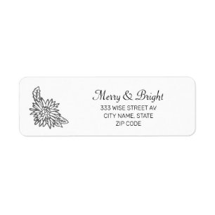Fleur personnalisée sur fond blanc