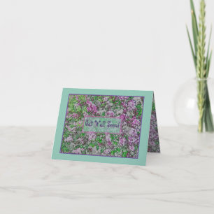 FLEUR, "REMETTEZ-VOUS BIEN SOON!" CARTES DE BON RÉ