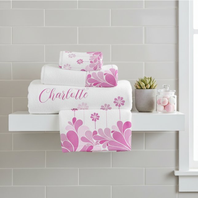 Fleur Rétro Rose (Créateur téléchargé)