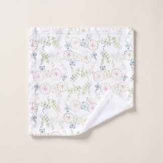 Fleur ronde de ressort, blanche