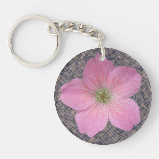 Fleur rose botanique douce de géranium (Devant)