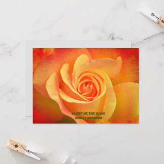 fleur Rose de carte de voeux