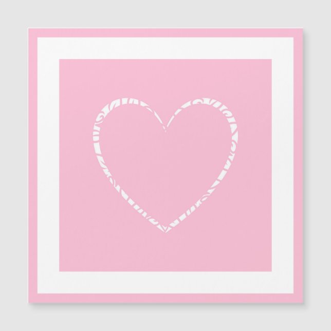 Fleur rose élégante, Carte Valentine encadrée (Devant)
