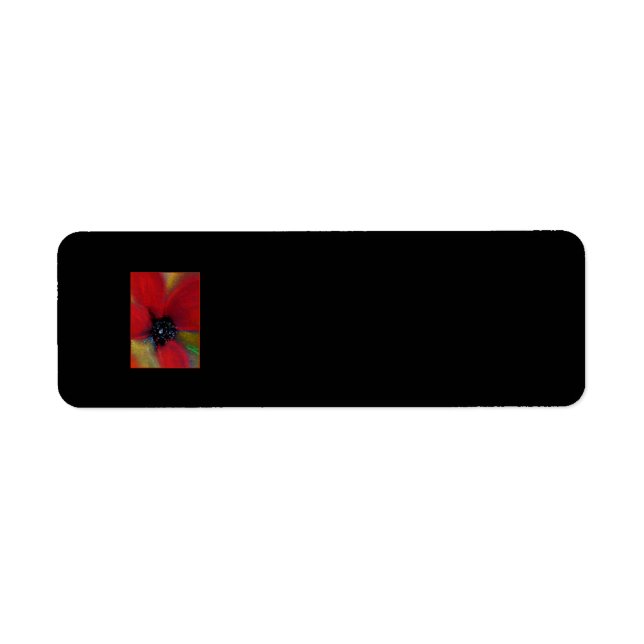 Fleur Rouge, Pavot. (Devant)