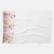 Fleur sauvage 2 serviette de cuisine