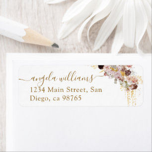 Fleur sauvage aquarelle Automne Fête des mariées é