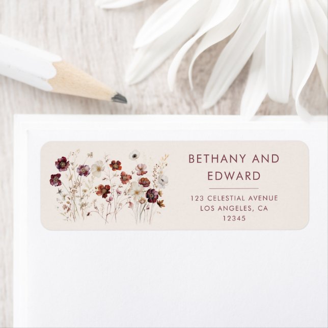 Fleur sauvage Automne Champ Beige (En situation)