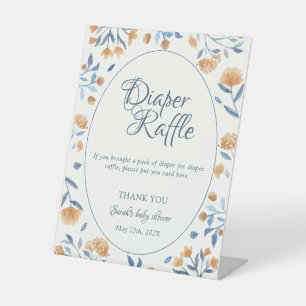 Fleur sauvage Boho Diaper Baby shower des signes