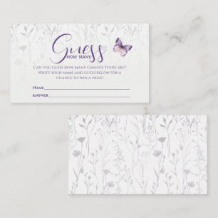 Fleur sauvage Butterfly Devine Combien De Carte De