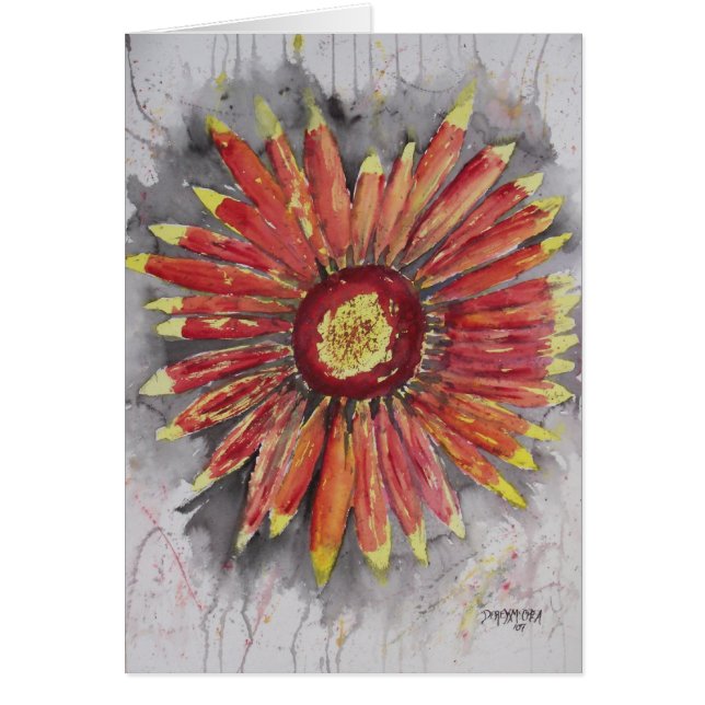 Fleur sauvage couvrant indien (Devant)