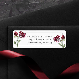 Fleur sauvage Crimson Red Bohemian Adresse de re