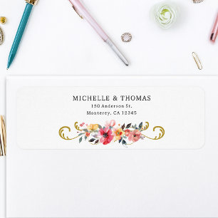 Fleur sauvage d'aquarelle Mariage d'été du printem