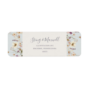 Fleur sauvage de printemps Adresse de retour ble