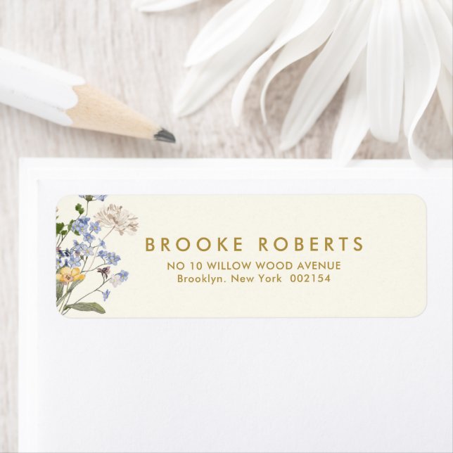 Fleur sauvage de printemps coloré Meadow Gold Adre (En situation)