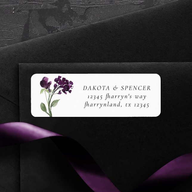 Fleur sauvage | Deep Purple Bohemian Adresse de re (Créateur téléchargé)