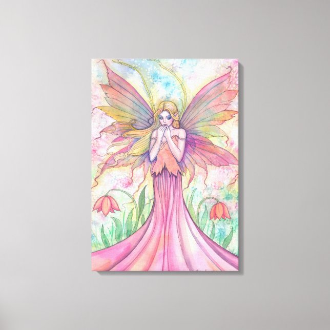 Fleur sauvage Fairy Gallery Toile enveloppée Impri (Recto)