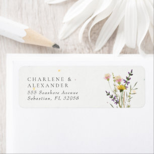 Fleur sauvage Floral Meadow Garden Mariage