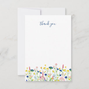 Fleur sauvage Garden nuptiale merci note