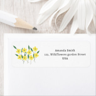 Fleur sauvage jaune
